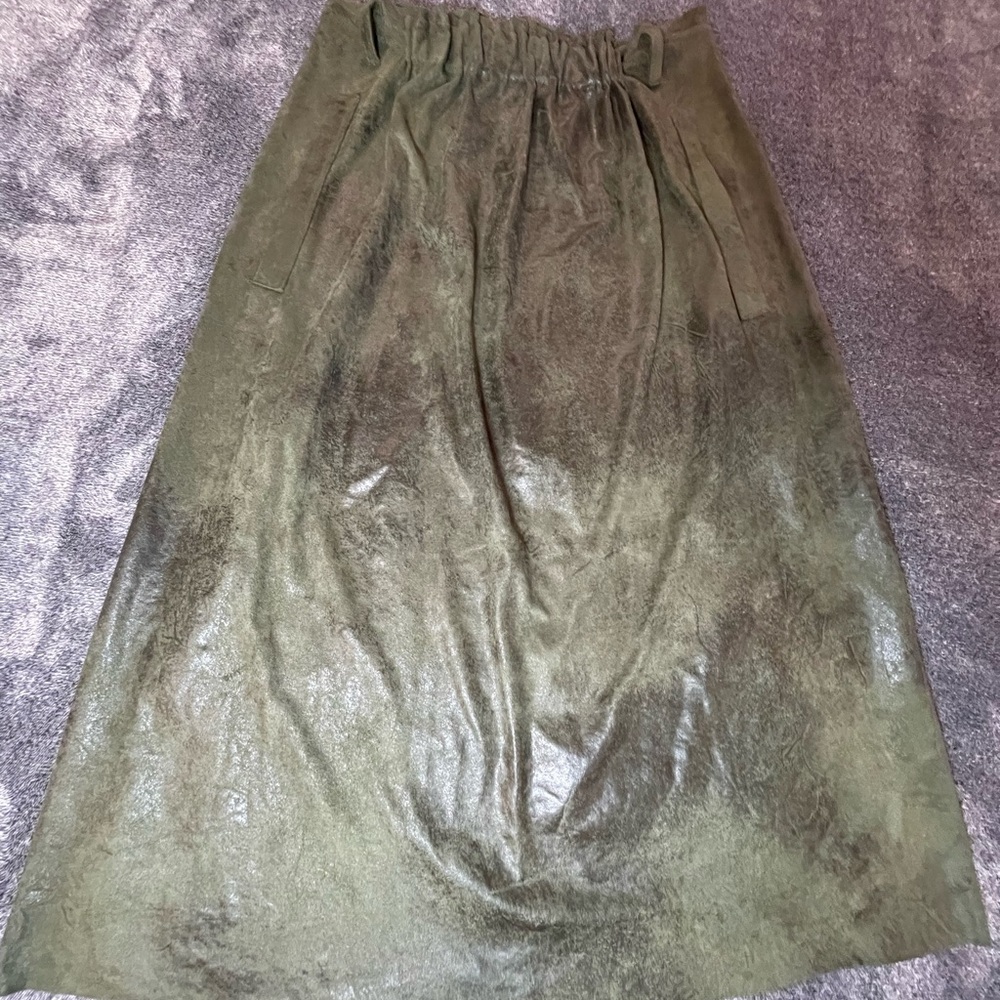 NANA skirt color green size M Made In ITALY